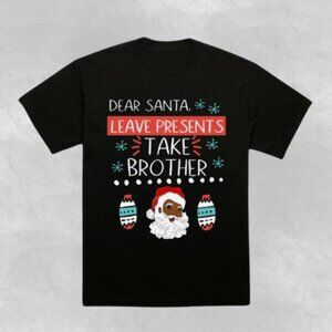 Dear S4nt4 Leave Presents Matching Christmas Retro T-Shirt
